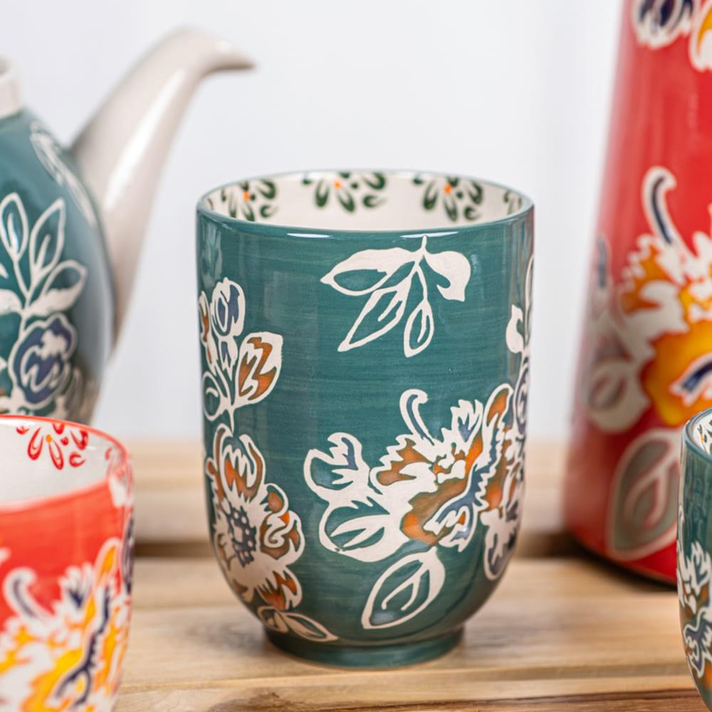 Coffret de 4 gobelets Faustine 7,8 cm Table passion - Mathon - 4