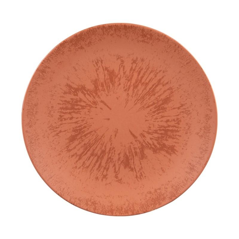 Assiette plate Onyx 27 cm Terracotta (lot de 6) Table passion - Mathon - 2