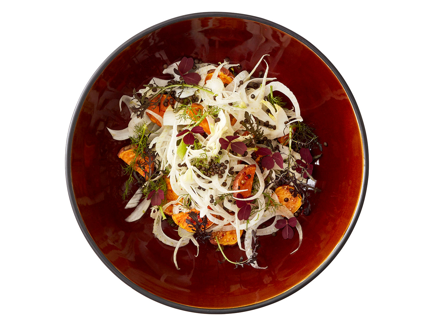 Saladier GASTRO en grès Noir/Ambre Bitz - Mathon - 4