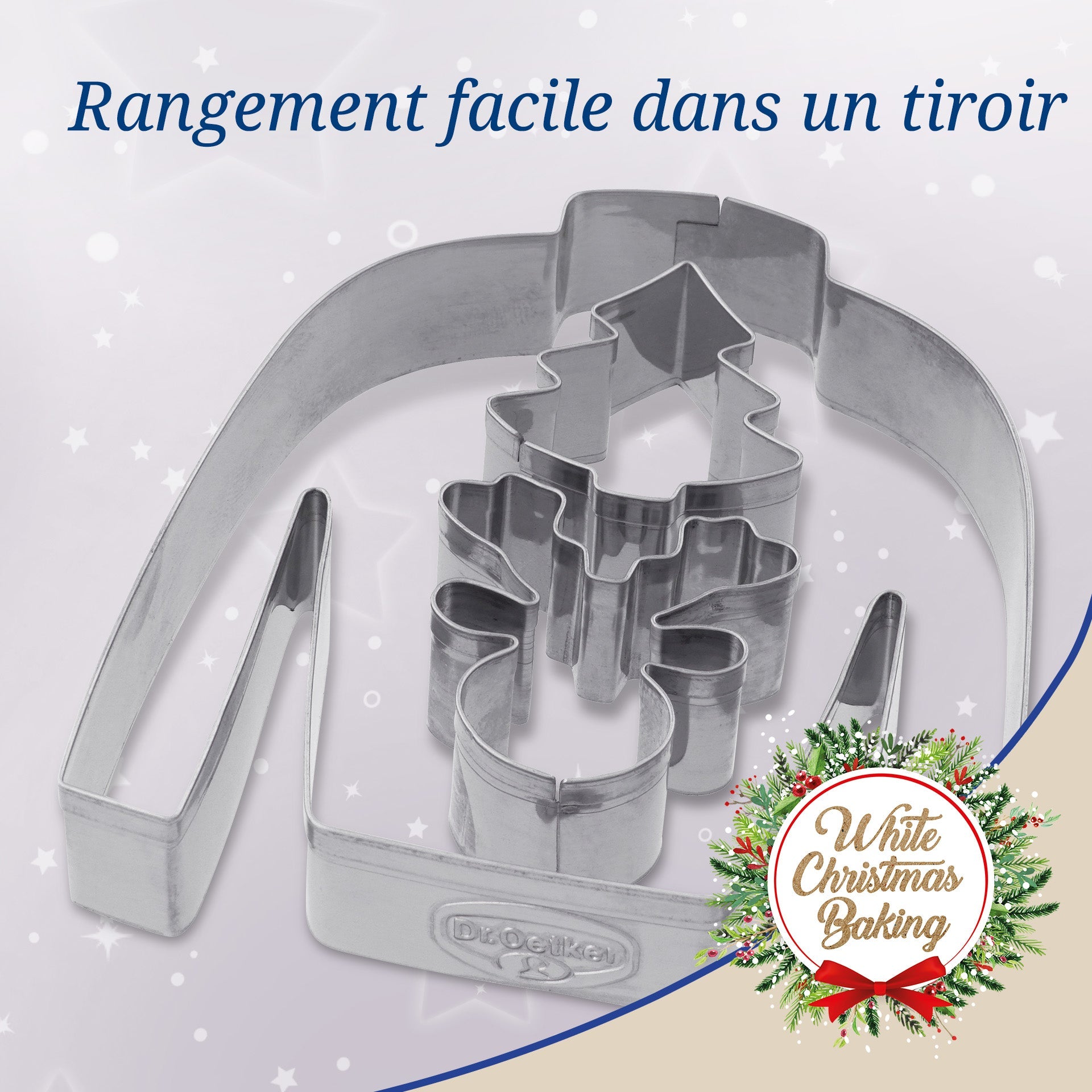 Ensemble de 3 emporte-pièces "Pull de Noël"  Baker Edition Dr. Oetker - Mathon - 5