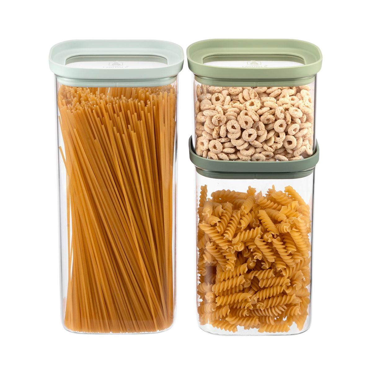 Lot de 3 bocaux en verre 600/1300/2000ml Laguiole Cuisson - Mathon - 2