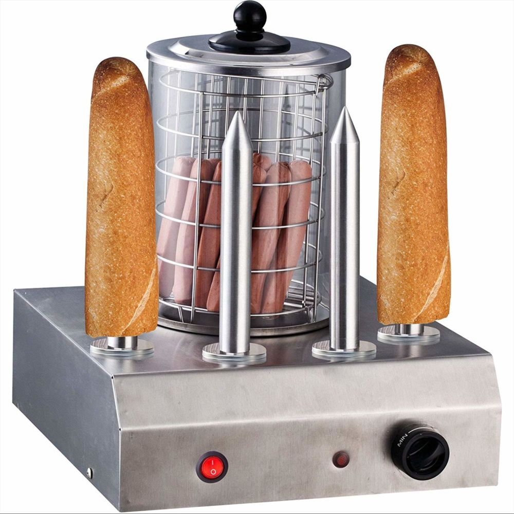 Hot Dog Maker avec 4 brochettes de saucisses Syntrox - Mathon