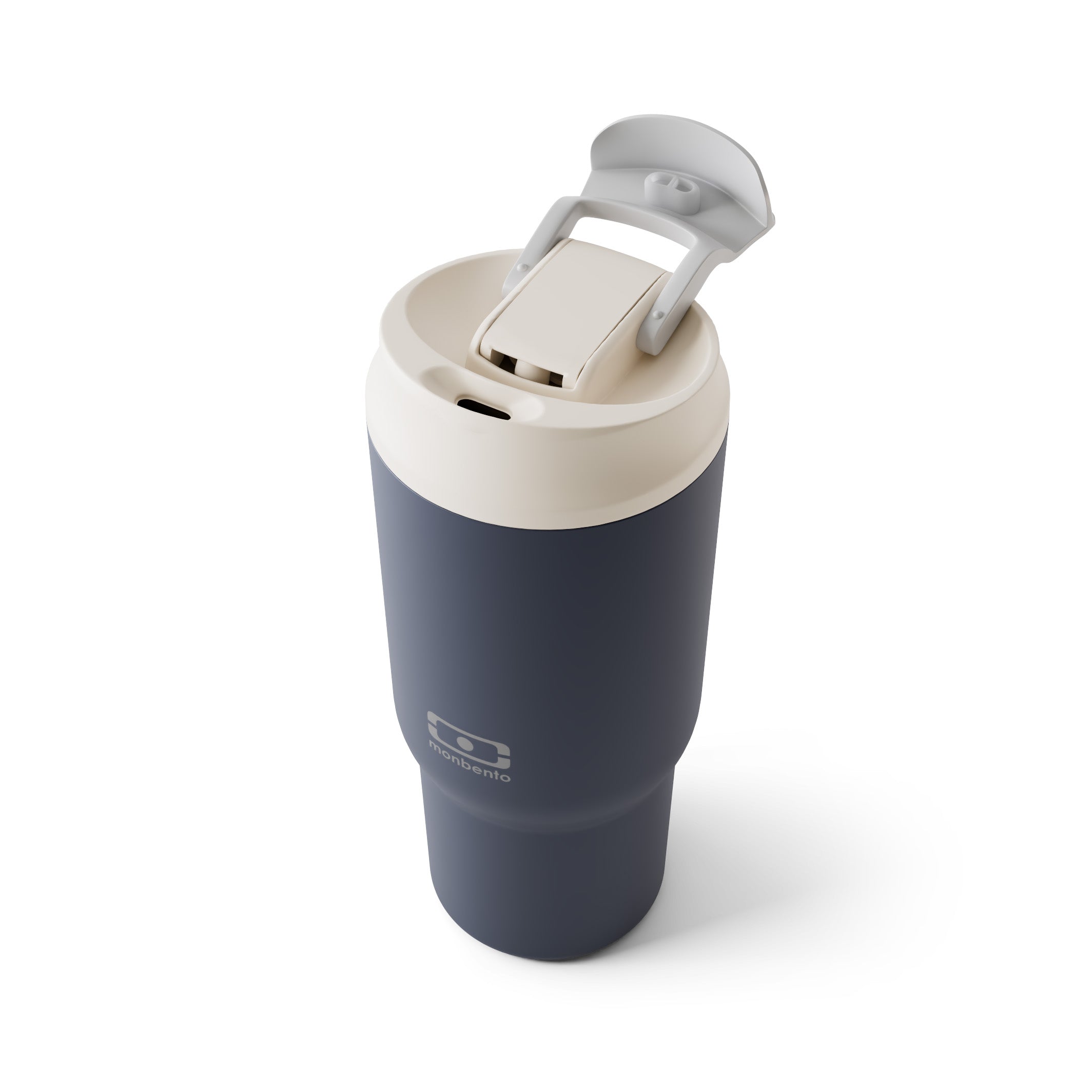 Mug isotherme avec paille Travel Mug L 600ml bleu Infinity Monbento - Mathon - 3