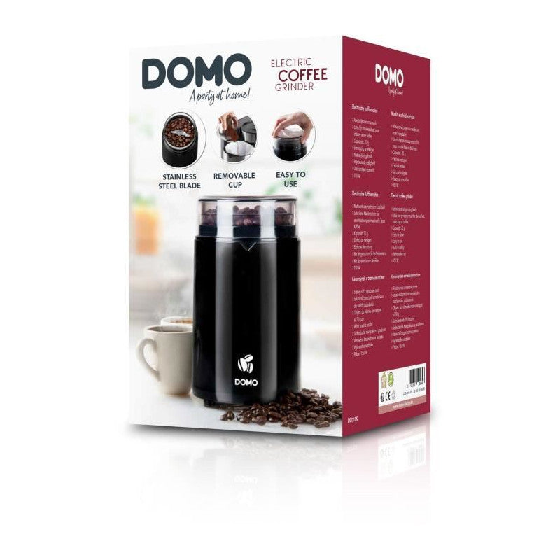 Moulin A Café électrique - Domo - Do712k - 150 W - Capacité : 70 G - Mécanisme Broyeur A Meules Domo - Mathon - 3