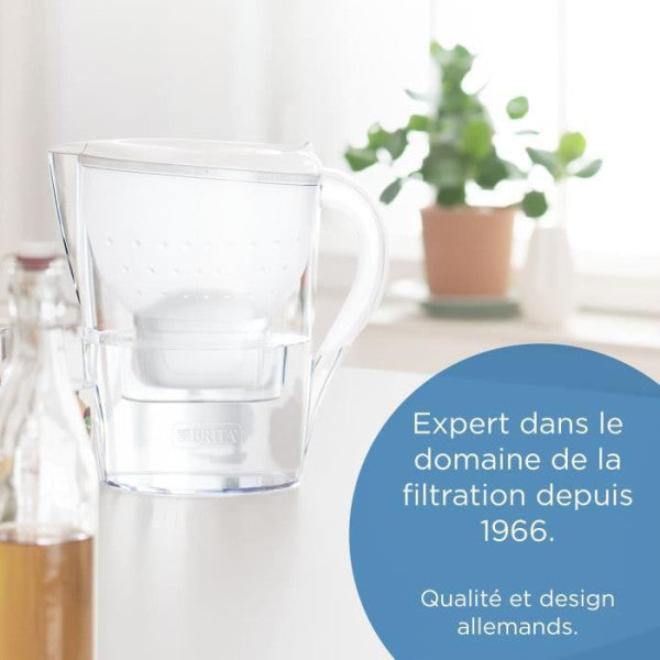 Carafe Filtrante Brita - Marella Bleu Xl - Capacité 3,5l Dont 2,5l D