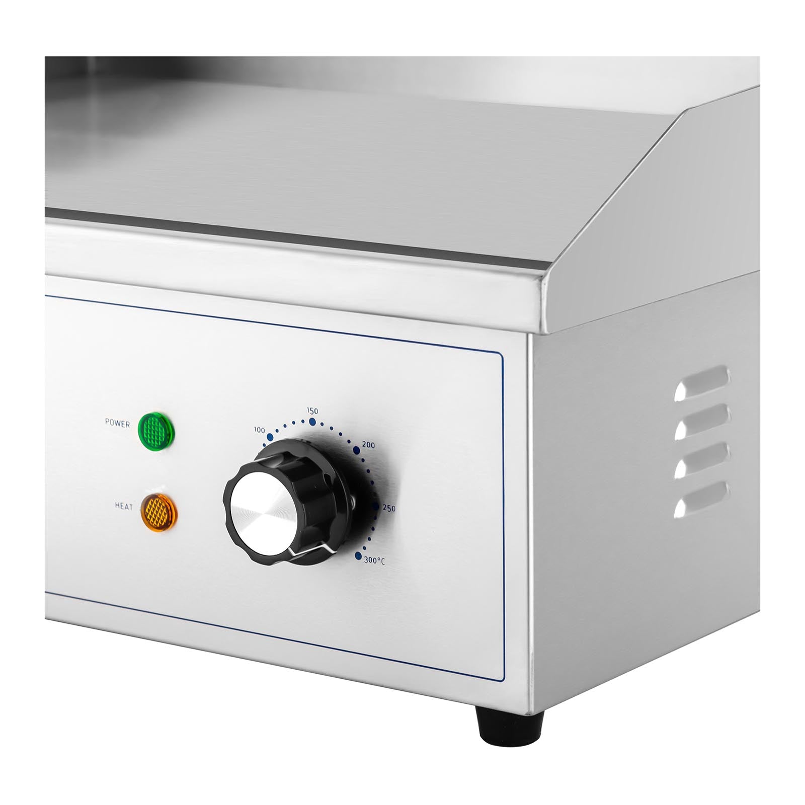 Plancha électrique professionnelle plancha à poser plaque de cuisson professionnelle plancha électrique pour restaurant 530 x 350 mm 3 000 watts 14_0004060 - Mathon - 2