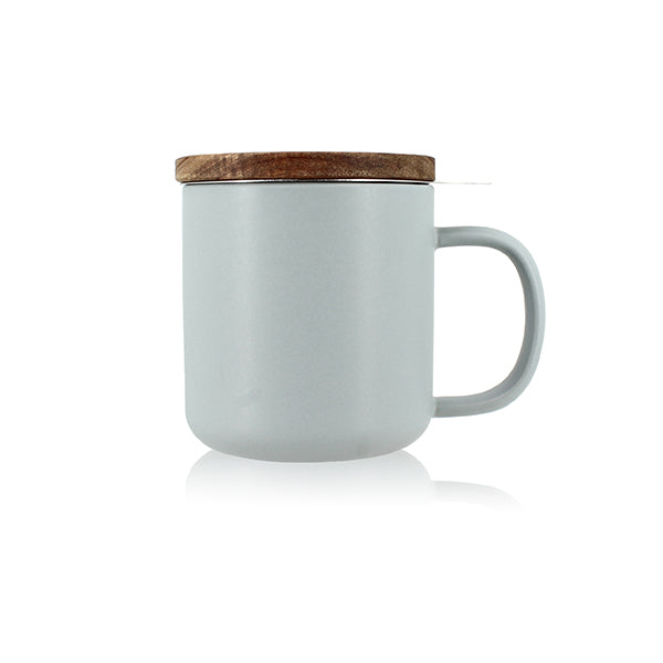 Tisanière mug Juliet en grès gris 300 ml   Ogo - Mathon - 1