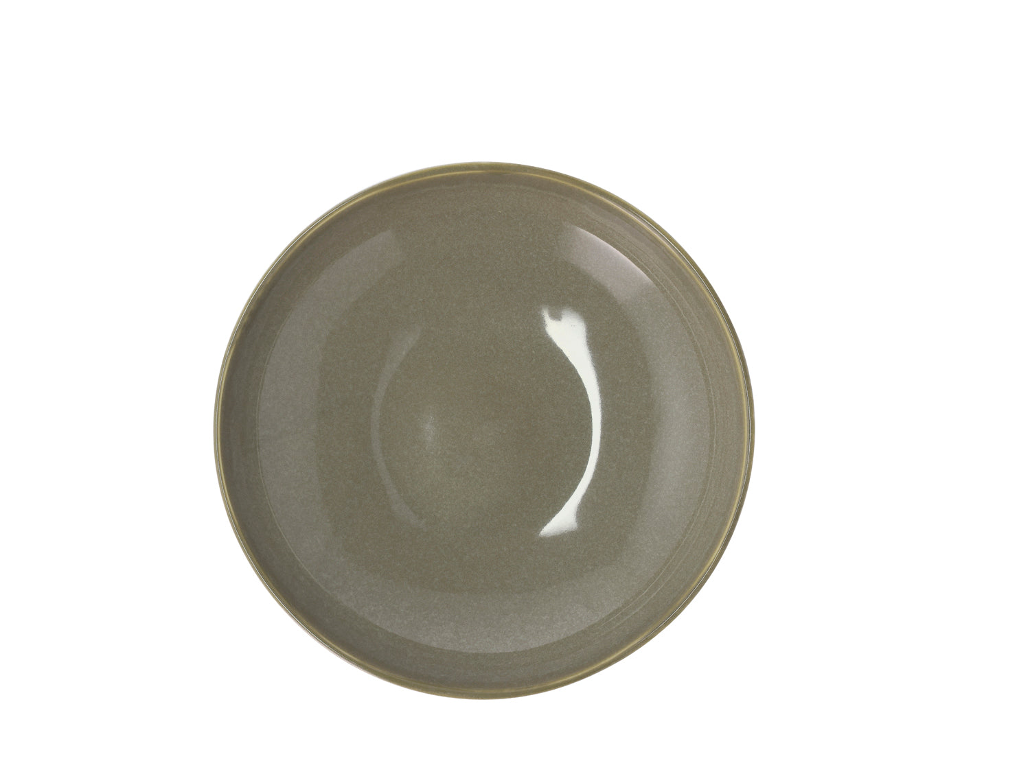 Assiette à pâtes Shoku en Grès Marron chaud Villa Collection - Mathon - 2