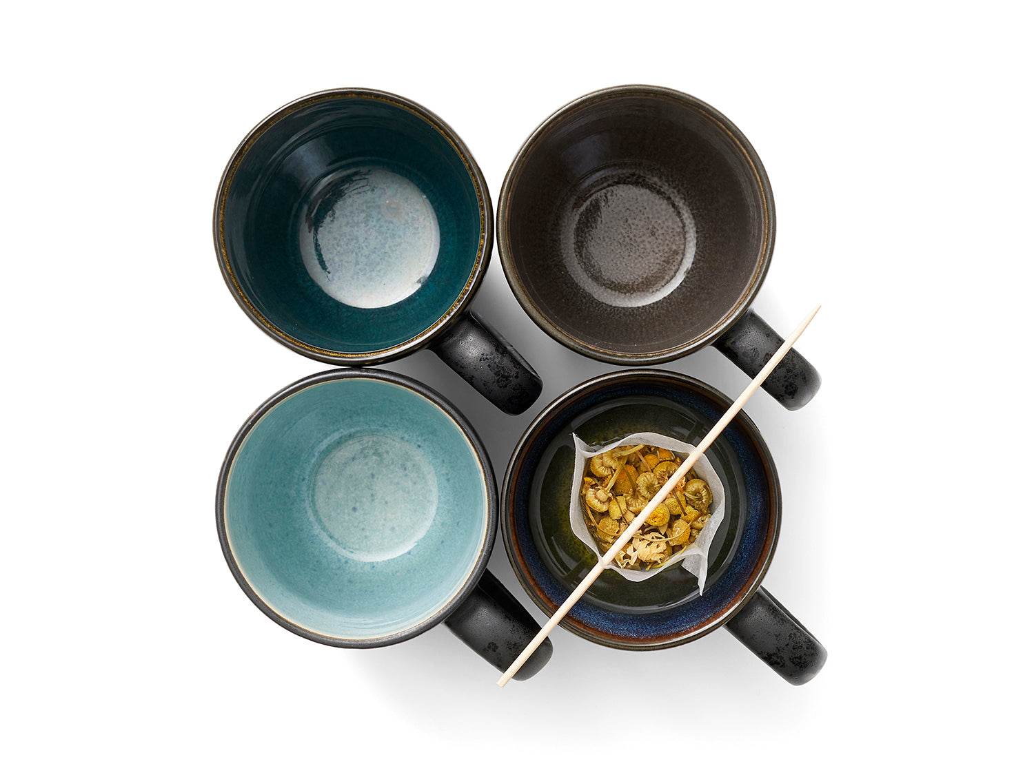 Set de 4 mugs GASTRO en grès Noir/foncé Bitz - Mathon - 6