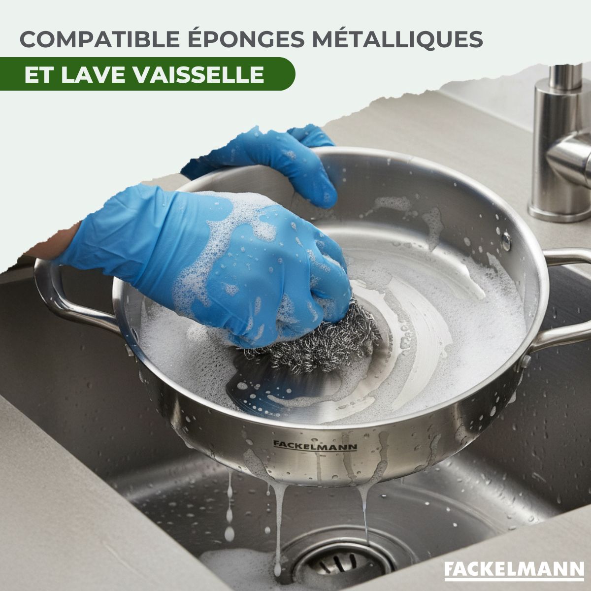 Sautoir 28 cm en inox 18/10 Triply  Vita3 Fackelmann - Mathon - 6