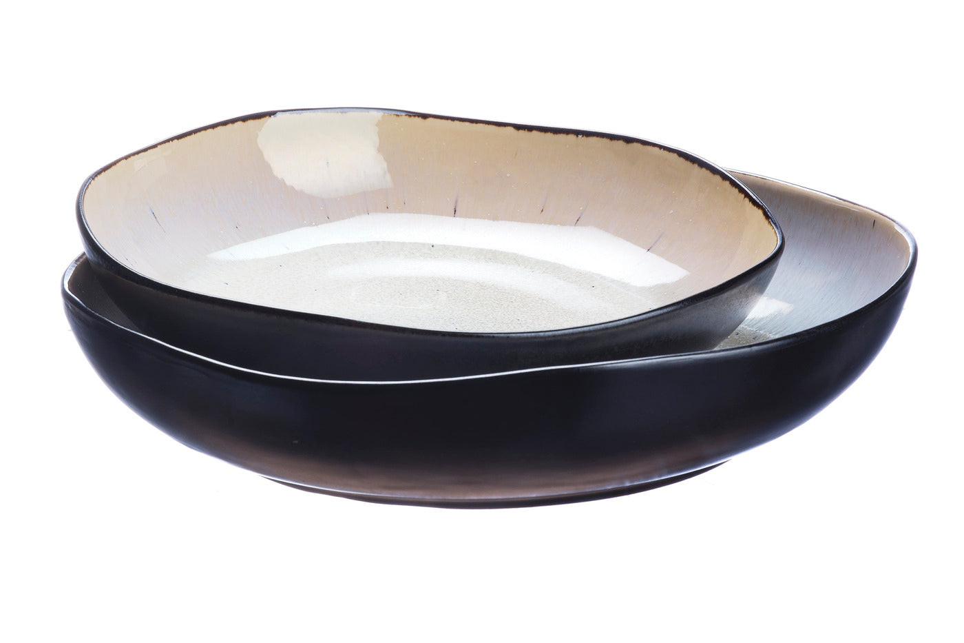 Corbeille à fruits IRIS Ø27,5cm et Ø32,5cm - 2 pièces - Blanc ivoire Björn - Mathon - 3