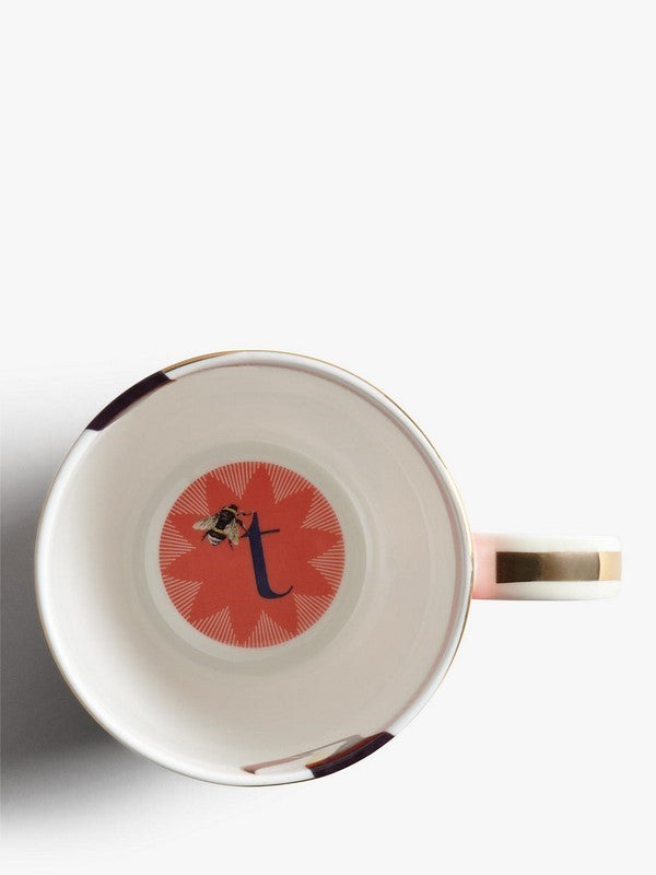 Mug Alphabet "T" 400ml Yvonne Ellen - Mathon - 2