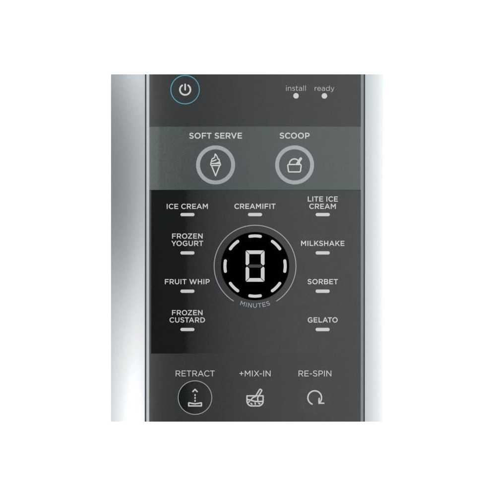 Machine A Glaces Ninja - Creami Swirl Nc701eu - Capacité 480ml - 13 Programmes Dont Glaces A L