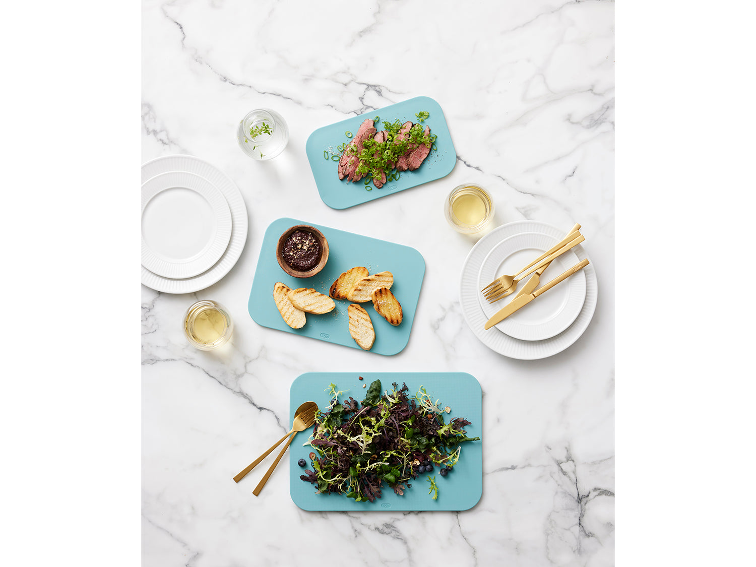 Planche à découper CHOPTIMA en polyéthylène Nordic green Rosti - Mathon - 7