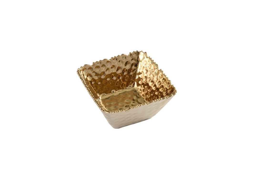 Set de 3 Bols carrés S - 12,7x12,7x6,4cm - GOLDEN MILLENNIUM Pampa Bay - Mathon