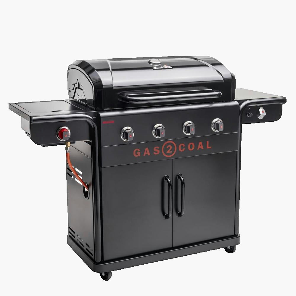 Barbecue hybride Gas2Coal 2.0 4B Special Edition + plancha - Char-Broil Char-Broil - Mathon - 2