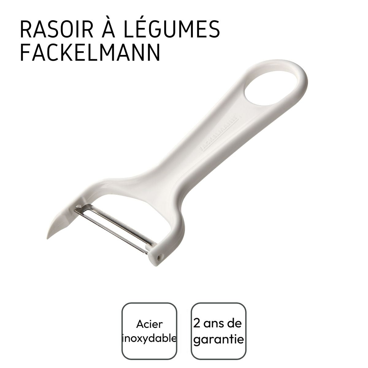 Lot de 2 rasoirs à légumes, éplucheurs à légumes 14 cm Fackelmann - Mathon - 4
