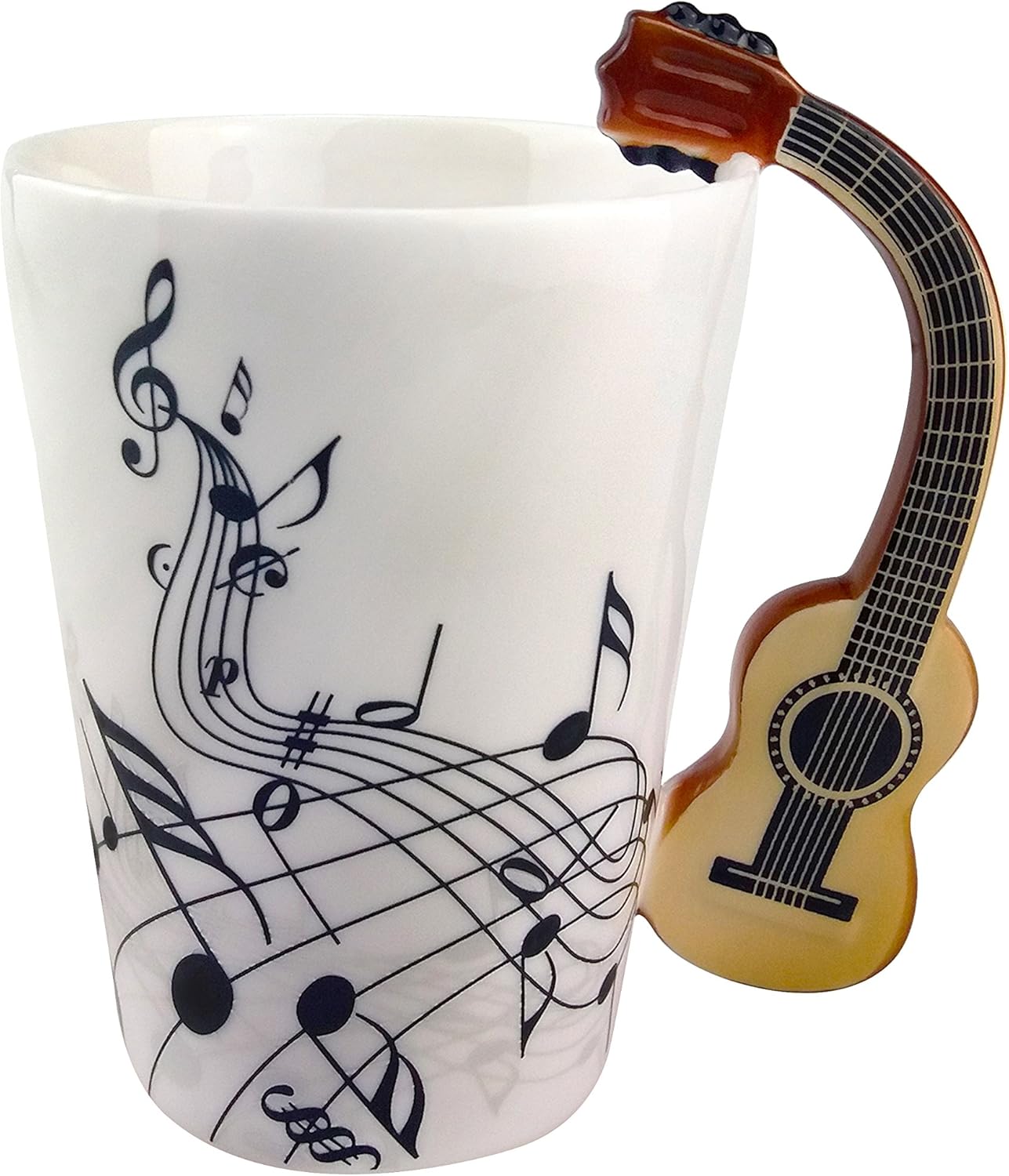Tasse en porcelaine musique avec poignée guitare 250 ml Vendos85 - Mathon