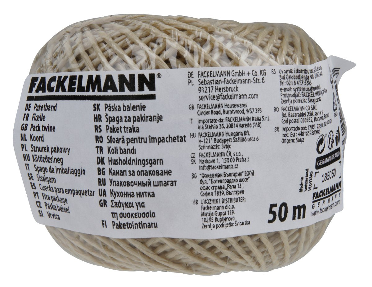 Ficelle couleur lin 50 m  Tecno Fackelmann - Mathon - 2