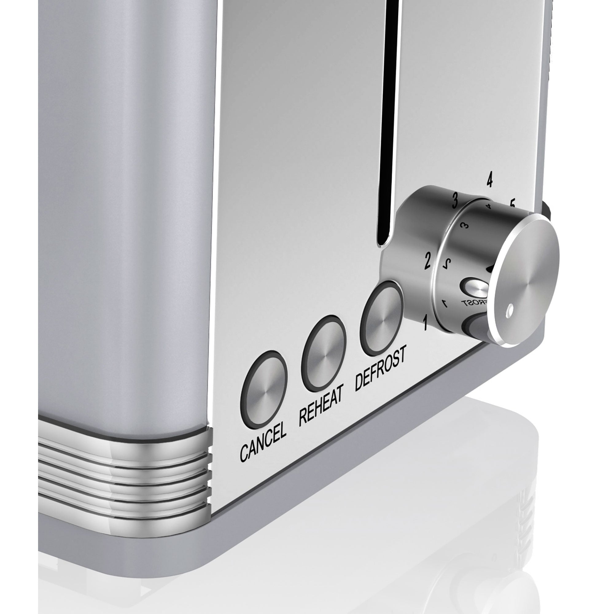 Retro Set Petit-Déjeuner Bouilloire 1,8L Sans fil, Grille-Pain 2 Larges Tranches 850 Gris STP7050GRNEU - Mathon - 6