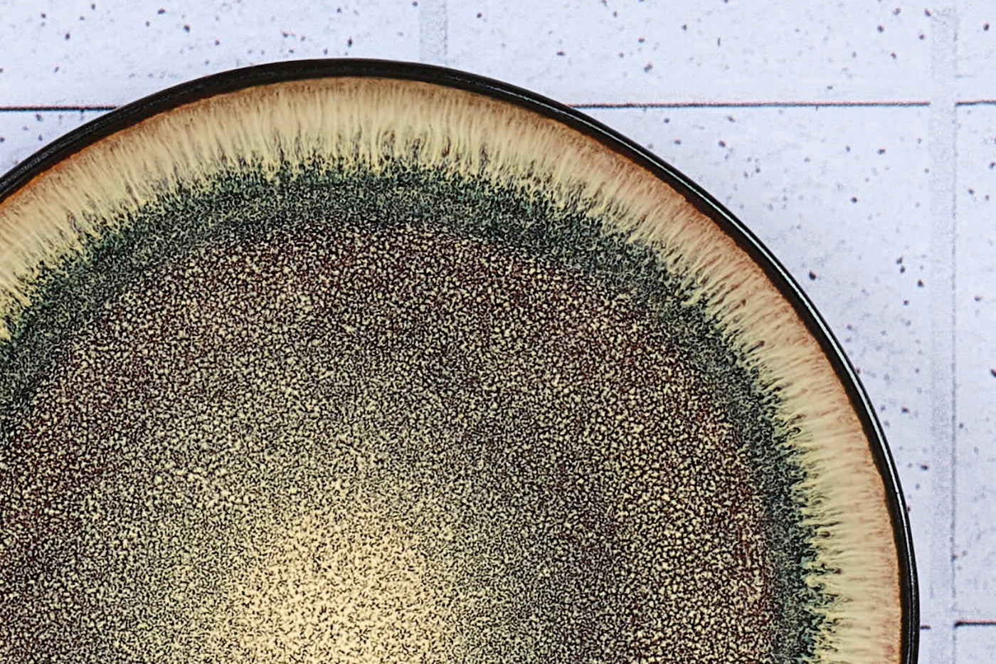 Lot de 6 assiettes à dessert en grès marron D21.5 Björn - Mathon - 5