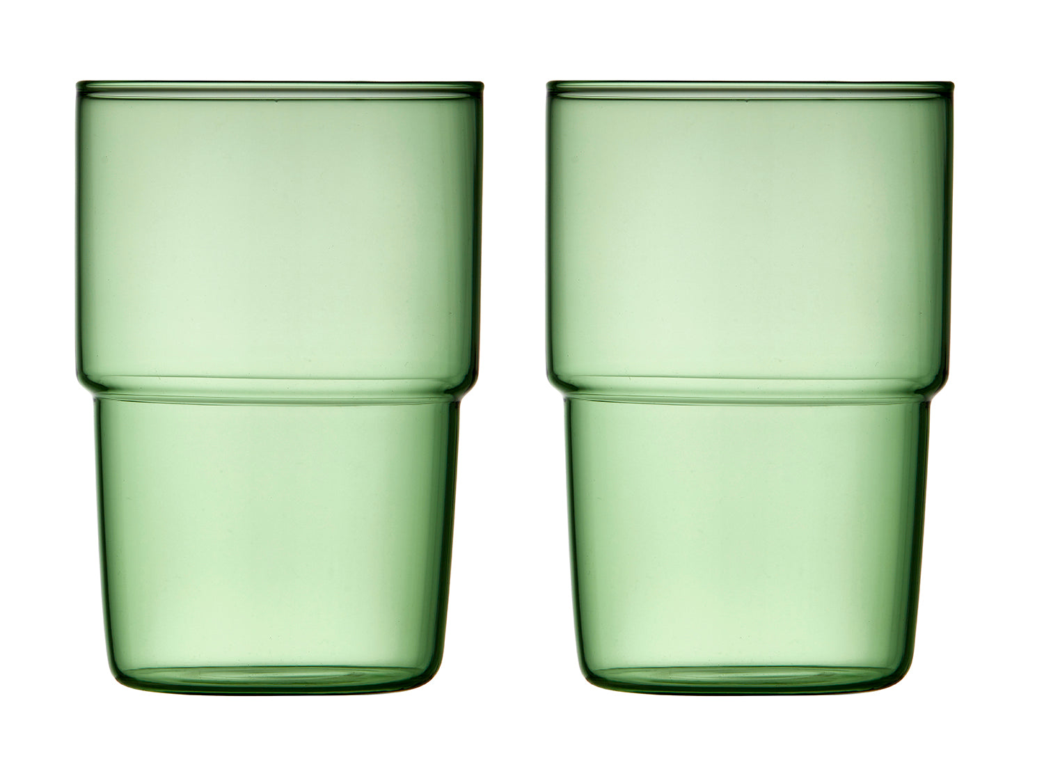 Set de 2 verres TORINO Vert Lyngby Glas - Mathon - 1