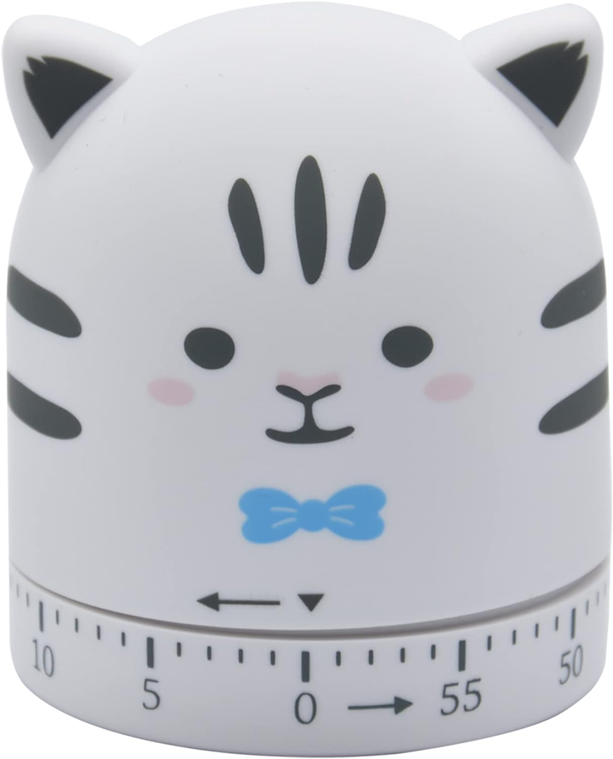 Minuteur mécanique en forme de tigre pour cuisine blanc Vendos85 - Mathon