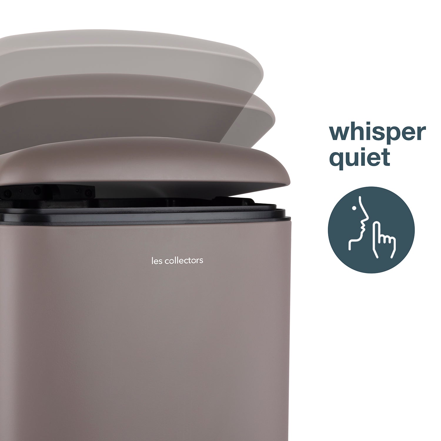 Poubelle à pédale 30L, taupe edition - N°719 Les Collectors - Mathon - 4