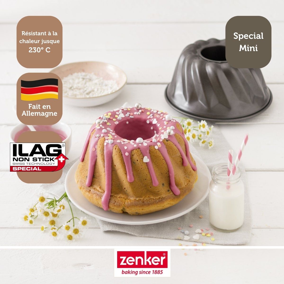 Moule à kouglof 18 cm Zenker Spécial Mini Zenker - Mathon - 6