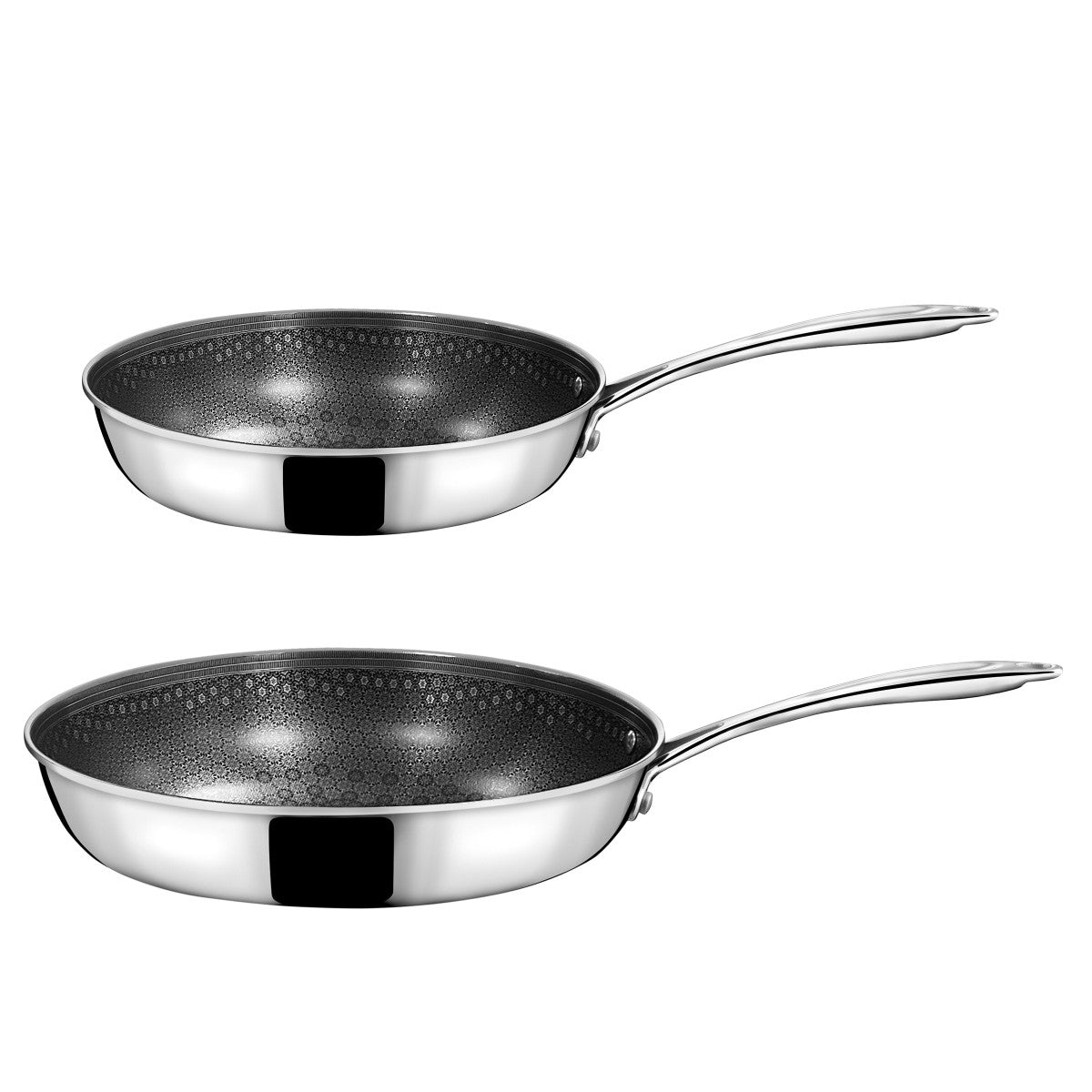 Virtuo - Lot de 2 poêles 24-28cm Cuisinox - Mathon - 1