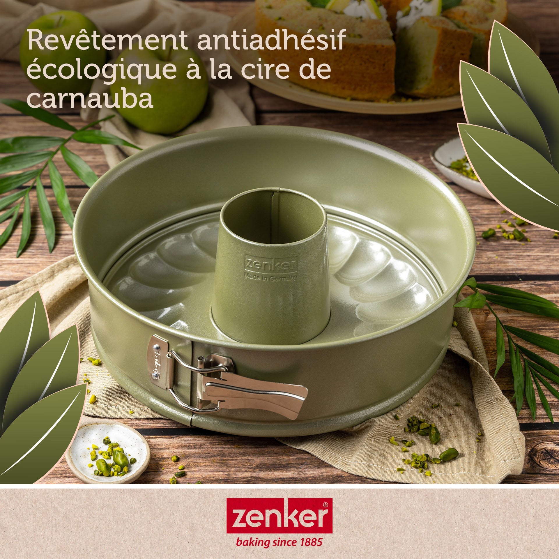 Moule à manqué et à savarin double fond 26 cm Zenker Green Vision Zenker - Mathon - 6