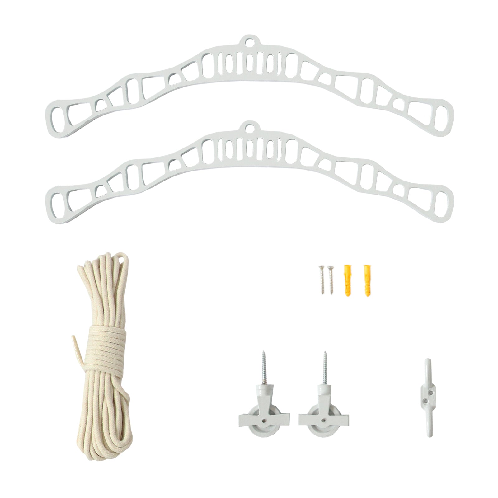 Etendoir à Linge Suspendu  - Blanc- 2m Kukoo - Mathon - 5