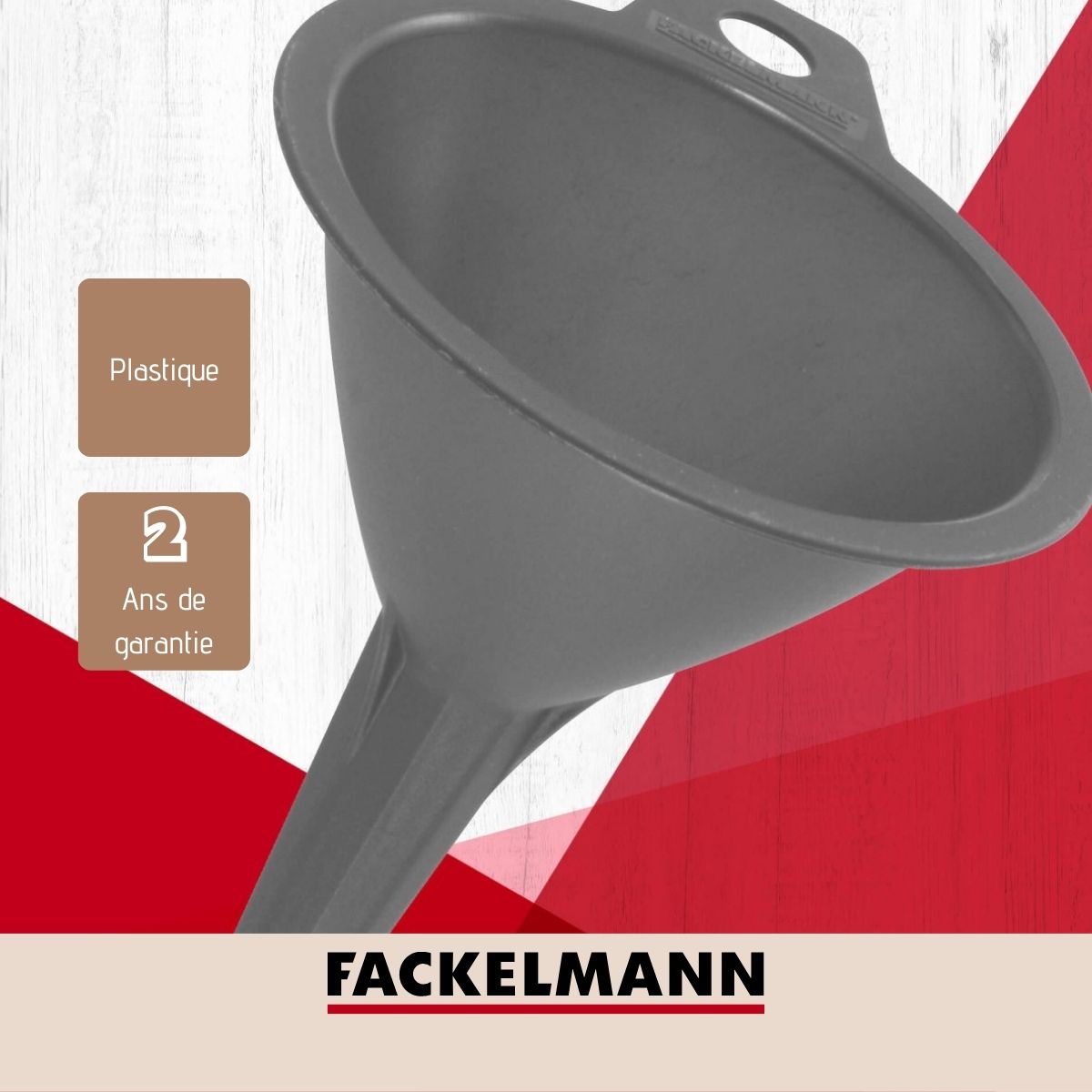 Entonnoir de cuisine en plastique 9 cm  Basic Fackelmann - Mathon - 4