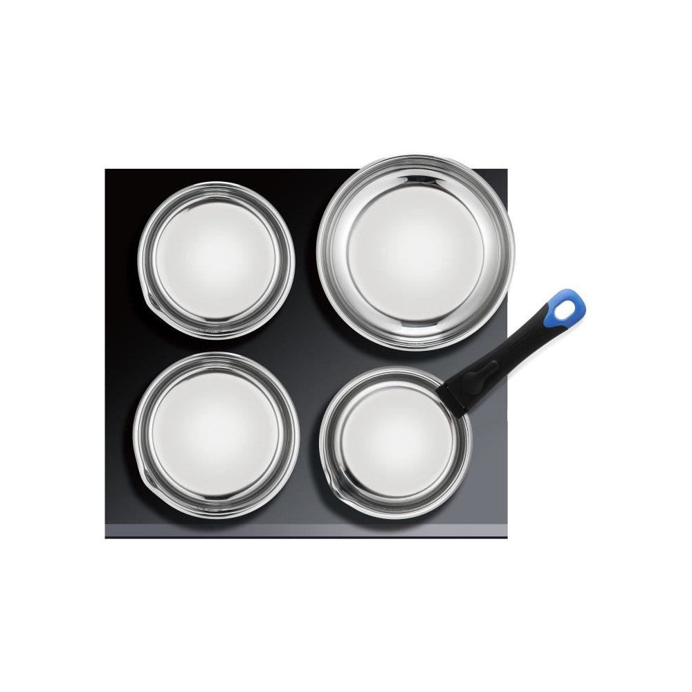 Batterie De Cuisine - Tous Feux Dont Induction -   - Am1810566 - Acier Inoxydable 18/10 - 18 Pieces - Poignée Amovi Arthur Martin - Mathon - 3