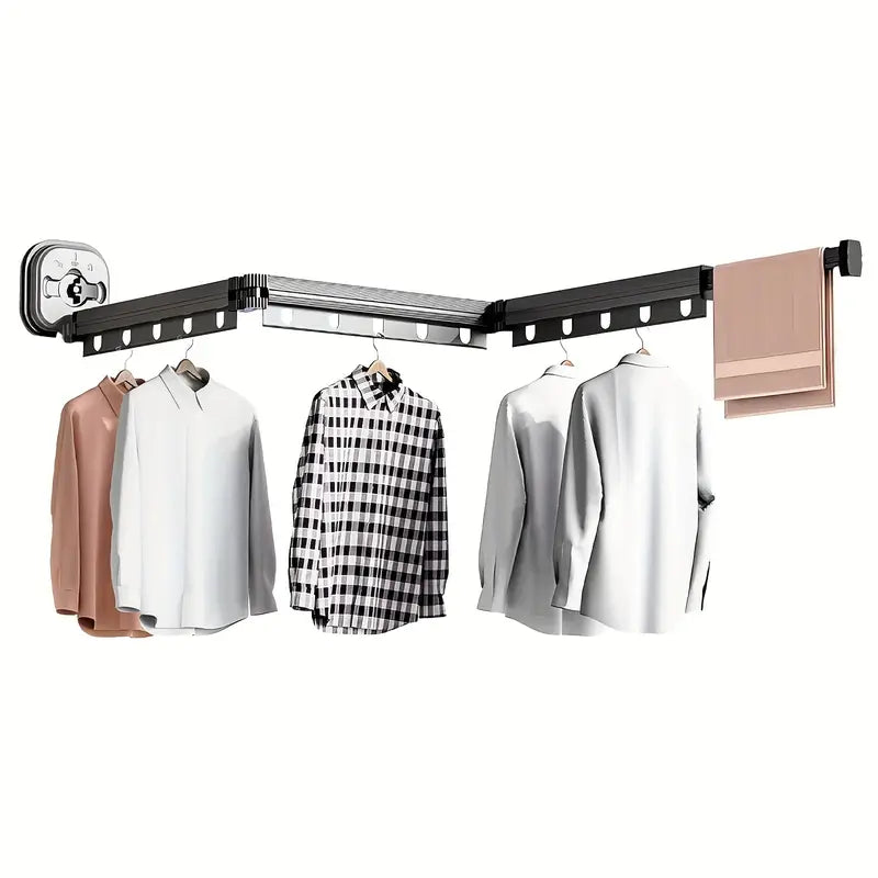 Étendoir à linge mural Extensible python 125 cm Kitchen Move - Mathon - 1