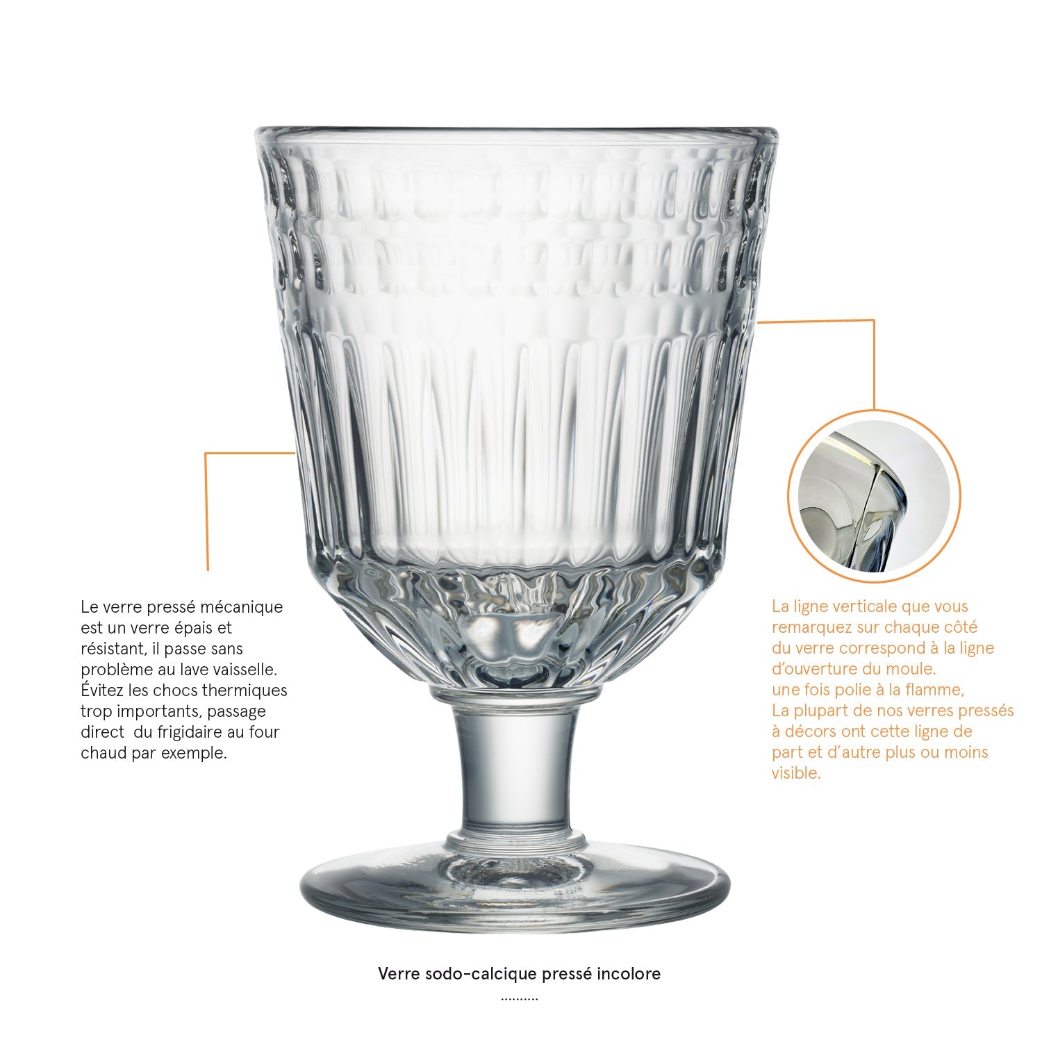 Lot de 6 verres à pied La Rochère - Mathon - 4