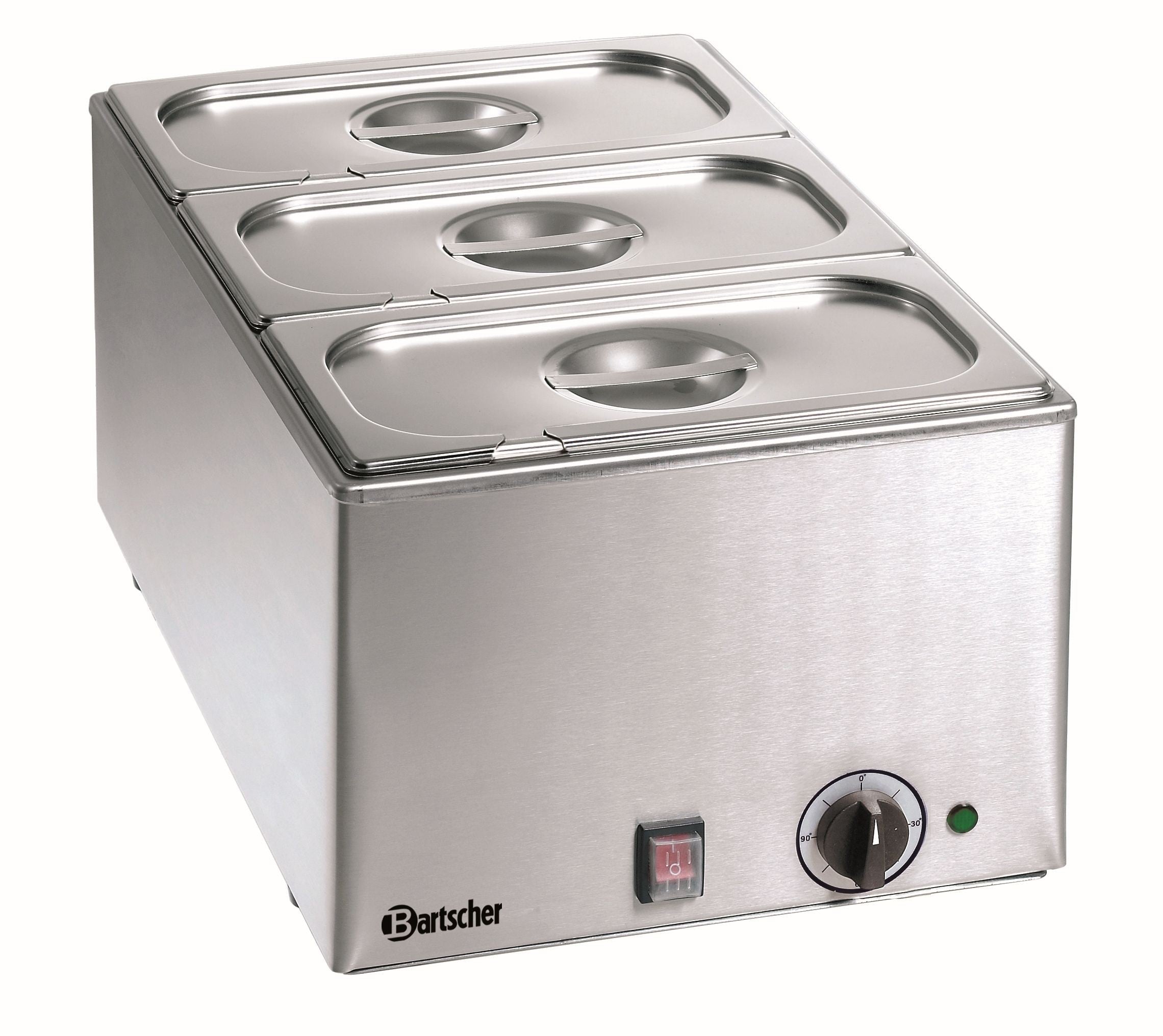 Bain Marie Professionnel 3 Bacs GN 1/3 - Bartscher - Mathon - 1
