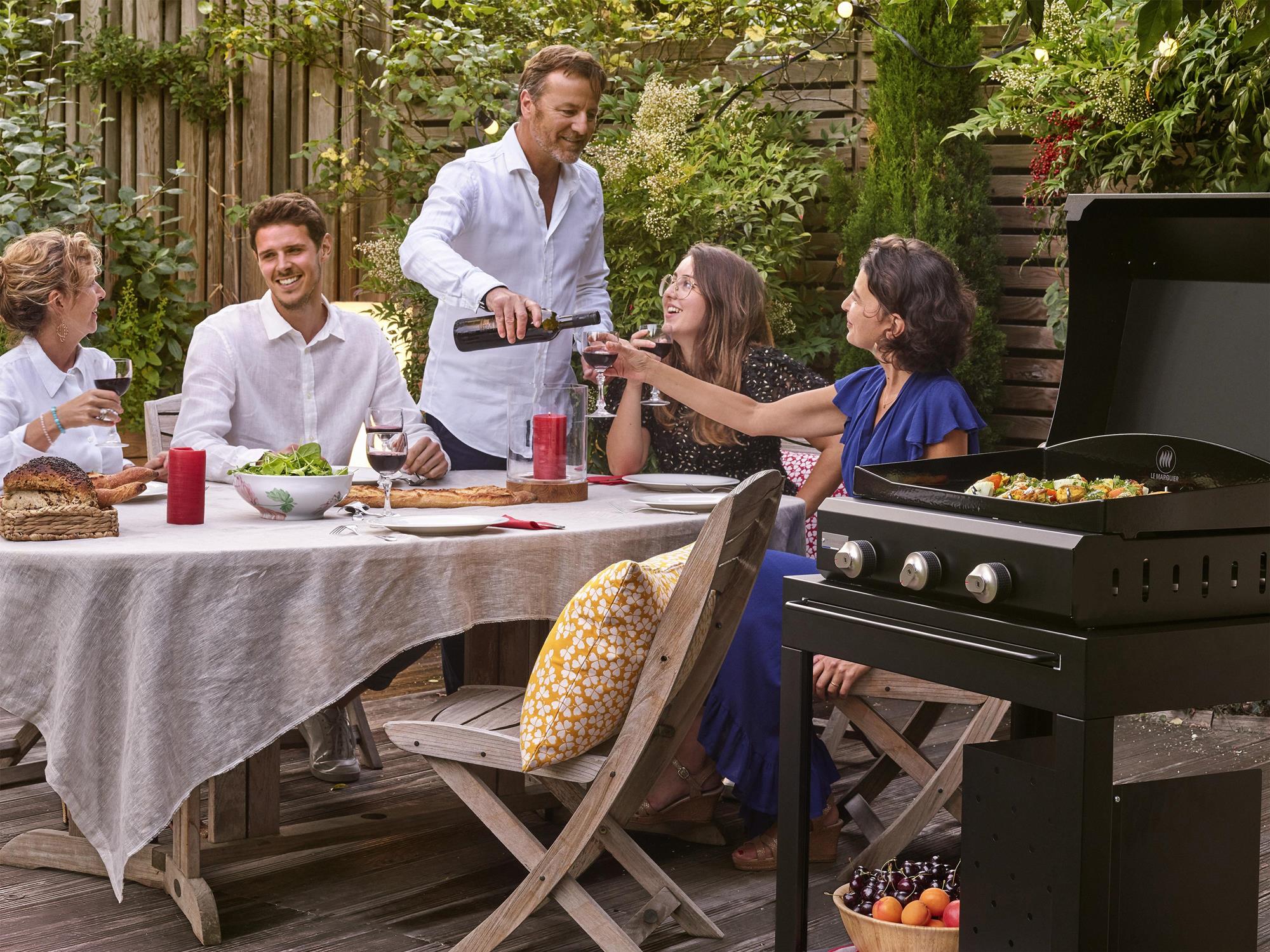 Desserte Exclusive Ingenieuse Acier Noir Le Marquier - Mathon - 5