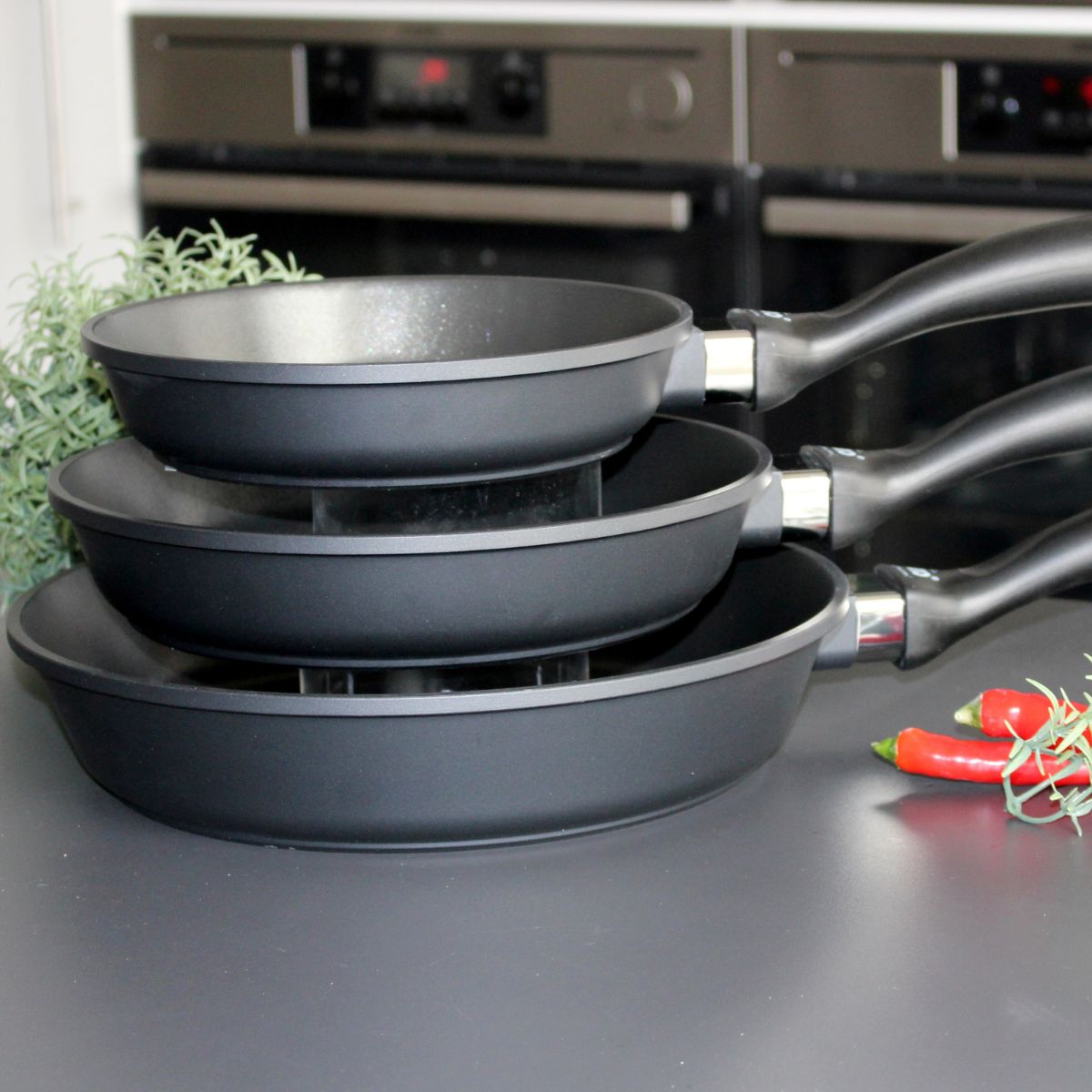 Wok 28 cm  Alucast Elo - Mathon - 8