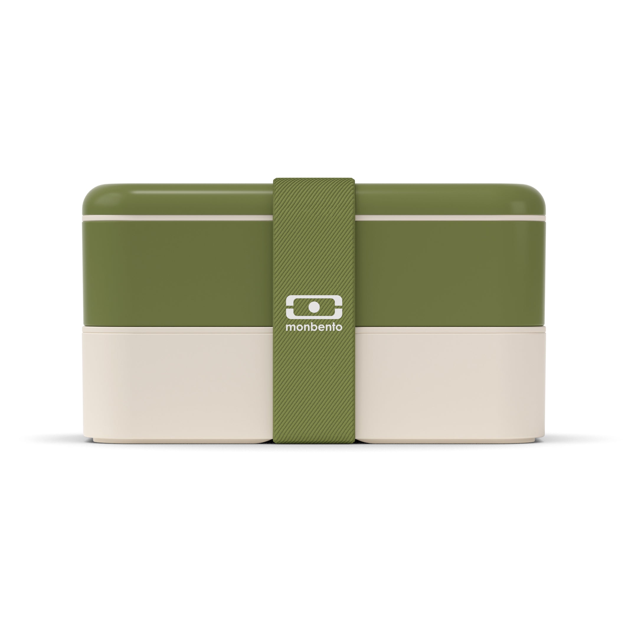 Lunch box 2 compartiments Original 1L Made in France Vert Olive Monbento - Mathon - 2