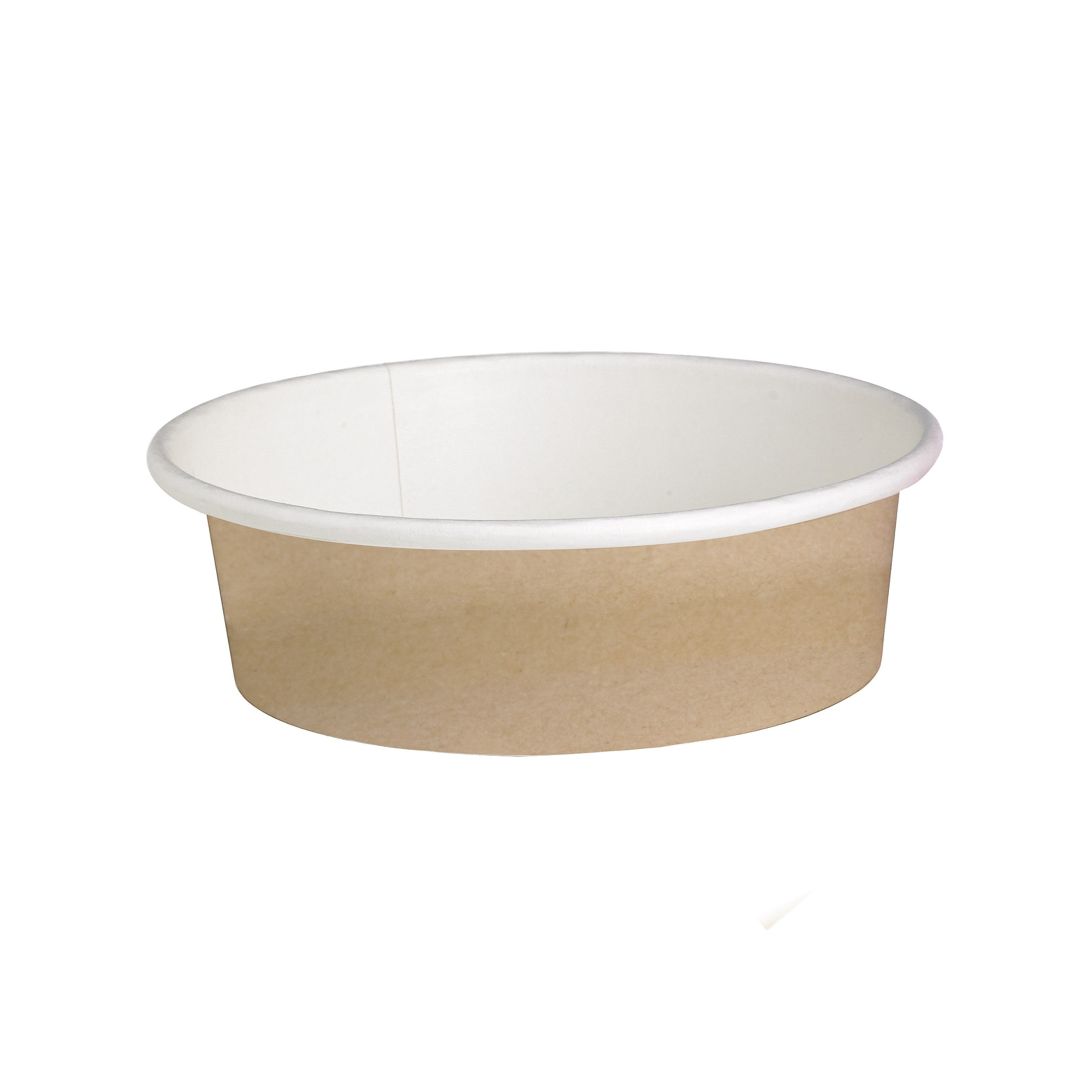 50Pcs - Pot "Deli" rond en carton kraft   H52mm 370ml FirstPack - Mathon - 1