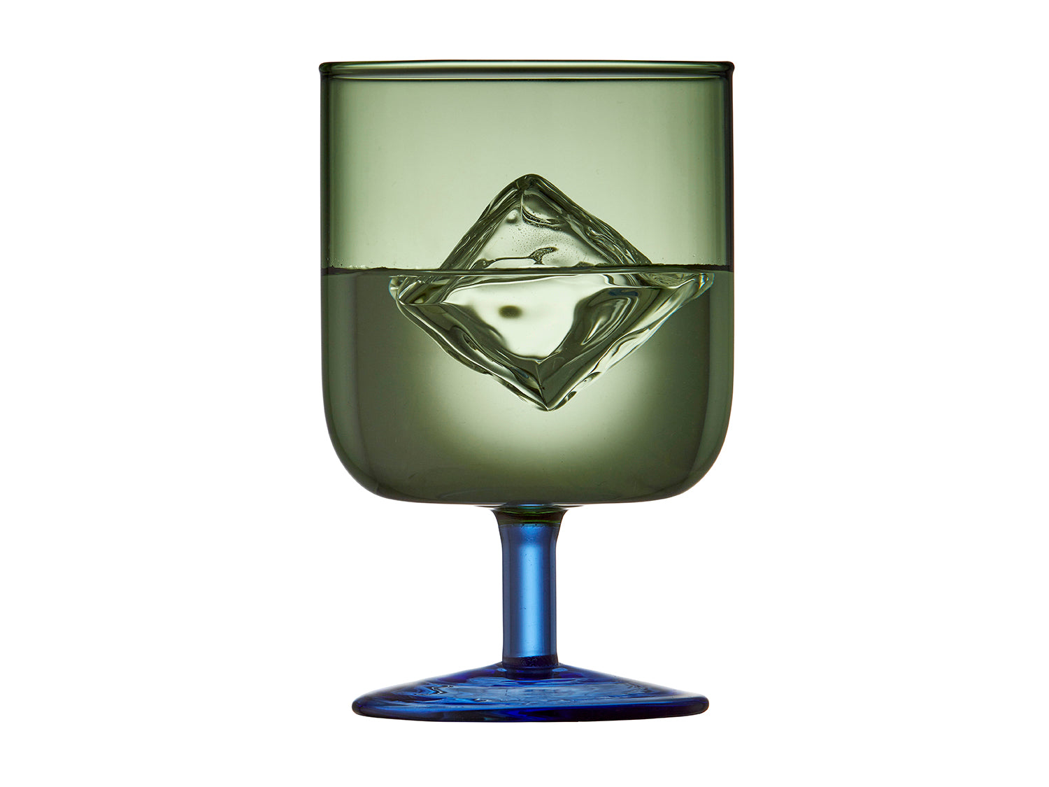 Set de 2 verres à vin TORINO Vert/Bleu Lyngby Glas - Mathon - 2
