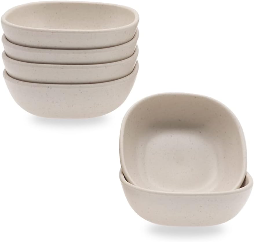 Lot de petits bols à sauce carrés 130 ml empilables Vendos85 - Mathon