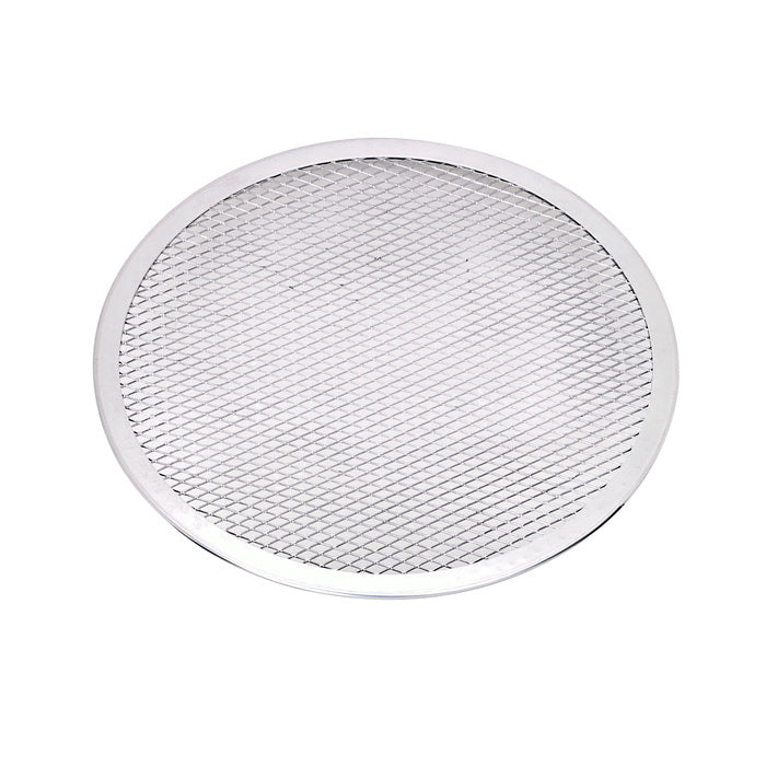 12Pcs - Grille à pizza ronde aluminium à fond ajouré  H4mm FirstPack - Mathon