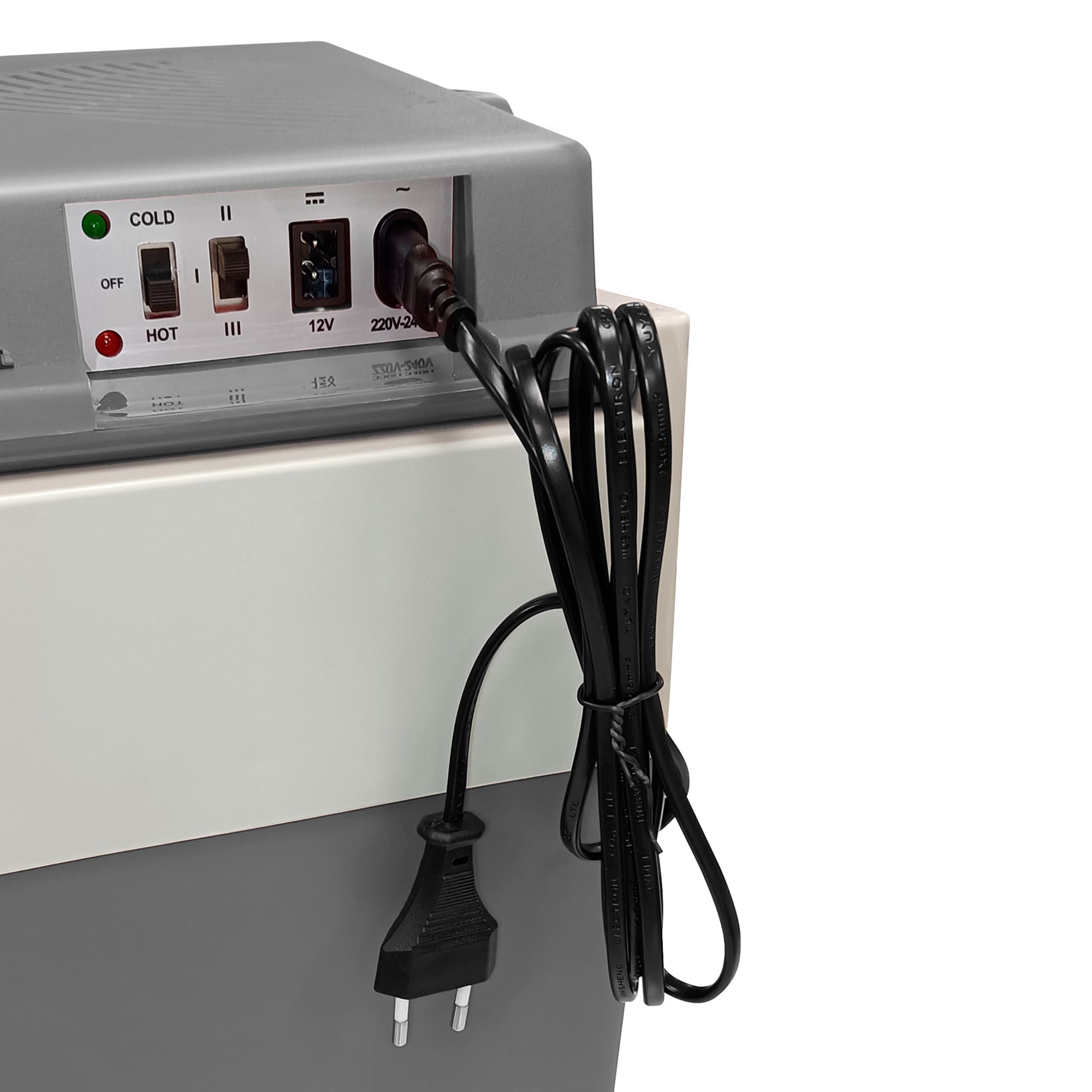 Glacière Électrique portable 28 Litres, 12V / 220 - 240V Voiture et Camping 55 Gris CF1153 - Mathon - 9