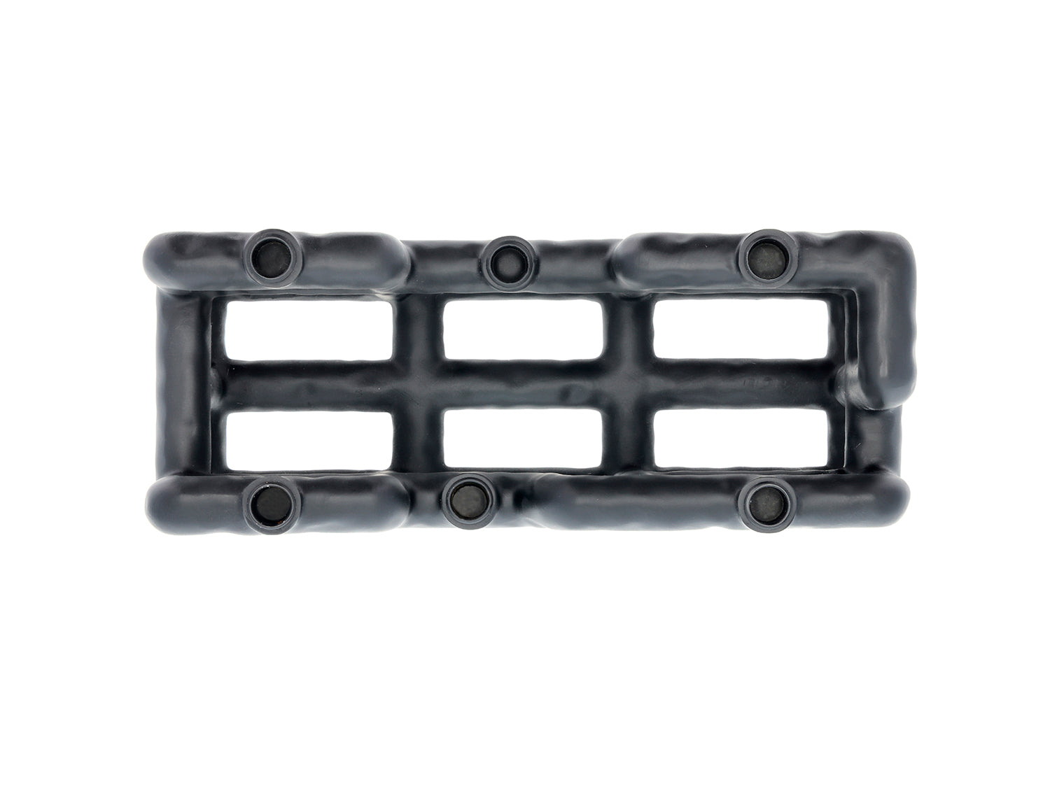 Bougeoir Lyst en Polyrésine Noir Villa Collection - Mathon - 4