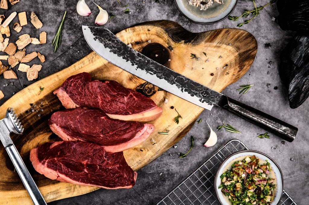 Couteau de Boucher en acier inoxydable, BRUTE, 25,5 cm Forged - Mathon - 3