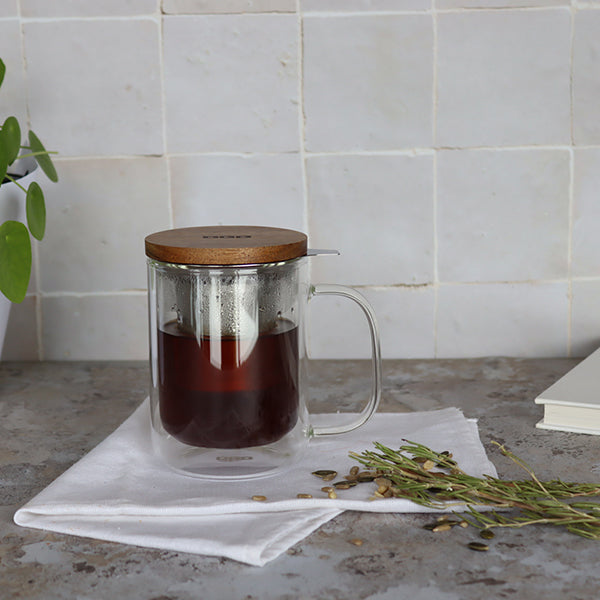 Tisanière verre double paroi Gustave 350 ml OGO Ogo - Mathon - 5