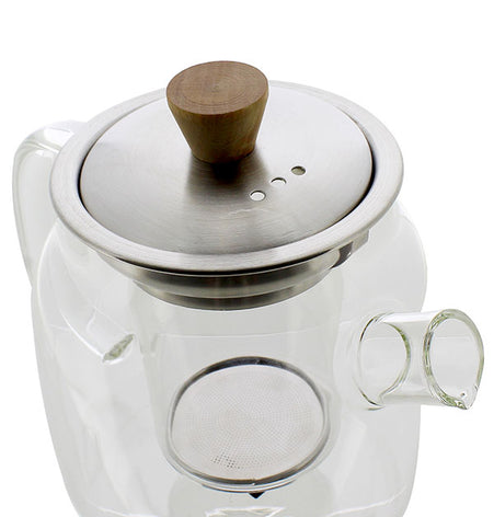 Théière Oscar en verre borosilicate et inox 0,55 L   Ogo - Mathon - 2