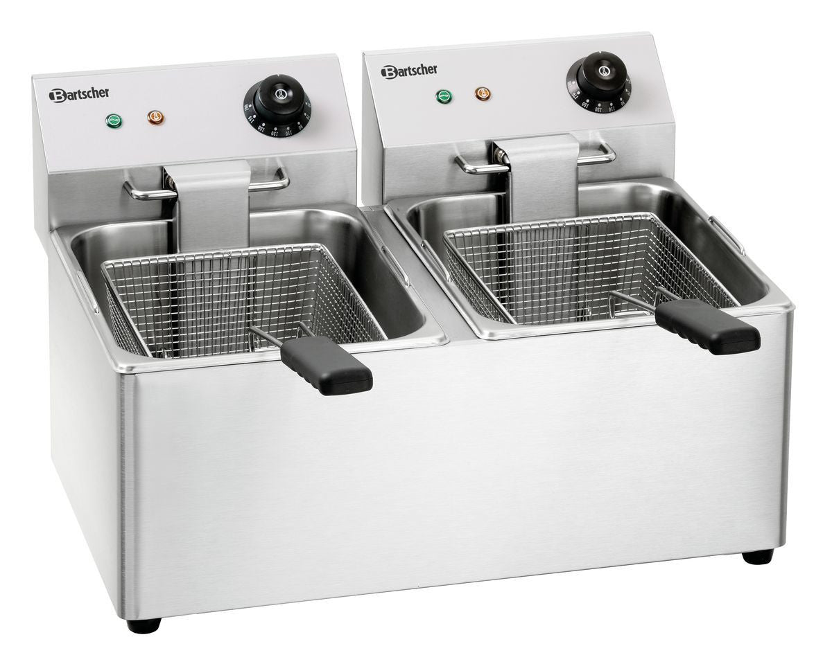 Friteuse professionnelle double snack IV - 2 x 8 Litres - Bartscher - Mathon - 2